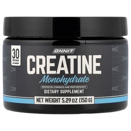 Onnit Creatine Monohydrate 5.29oz 150g exercise supplement, 150 / Onnit 오닛 크레아틴 모노하이드레이트 5.29oz 150g 운동보충제, 150