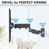 MOUNTUP Height Adjustable TV Wall Mount for 26-55 Inch TVs,