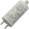 Starting Capacitor Motor Capacitor 2µF 450V 25x51mm Plug 2.8x0.8mm ICAR