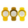 Calitek Grater Set of 3 Cheese Grater Lemon Zester for