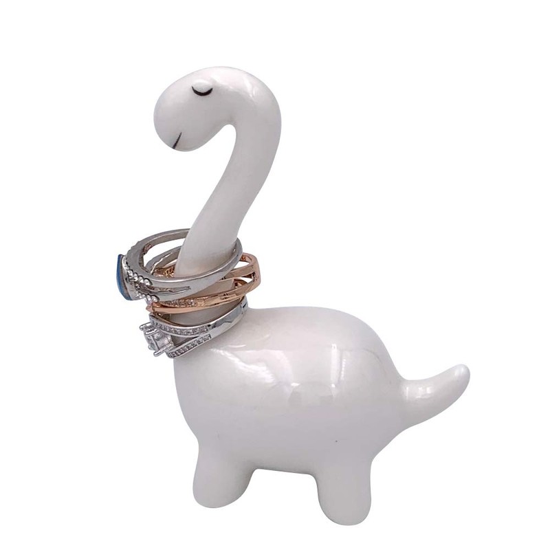 Onlycee Adorable Tanystropheus Dinosaur Jewelry Ring Holder
