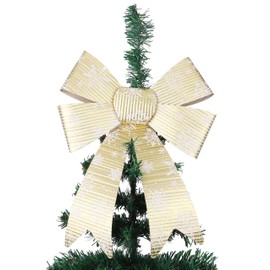 Toyland® 49cm Giant Gold Tinsel Bow Christmas Indoor Decoration