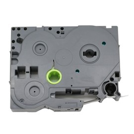 Fassport 1 Pack Black on White Label Tape Compatible for Brother P-Touch TZ 211 TZe 211 6mm 1/4"