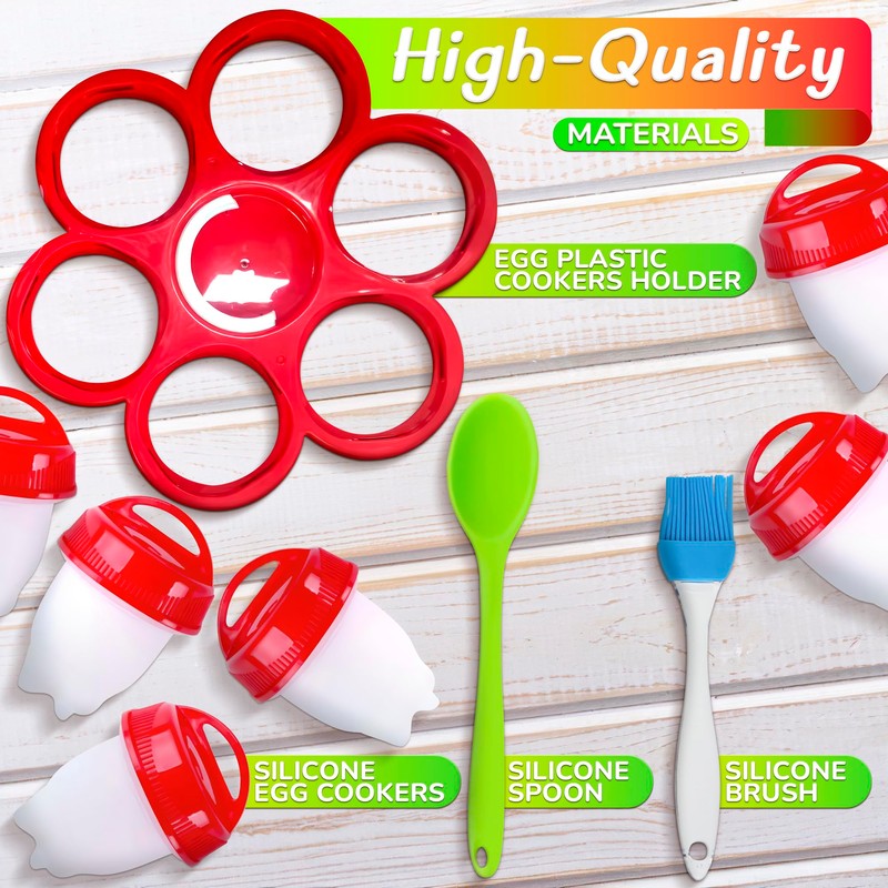 Egg Cooker for Hard Boiled Eggs (Set of 6) –