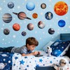 Fontien Solar System Wall Decals, 780 Pcs Glow in The