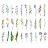 Jianbenmu Colorful Flower Bookmarks, 30 PCS (Unknown Flower)