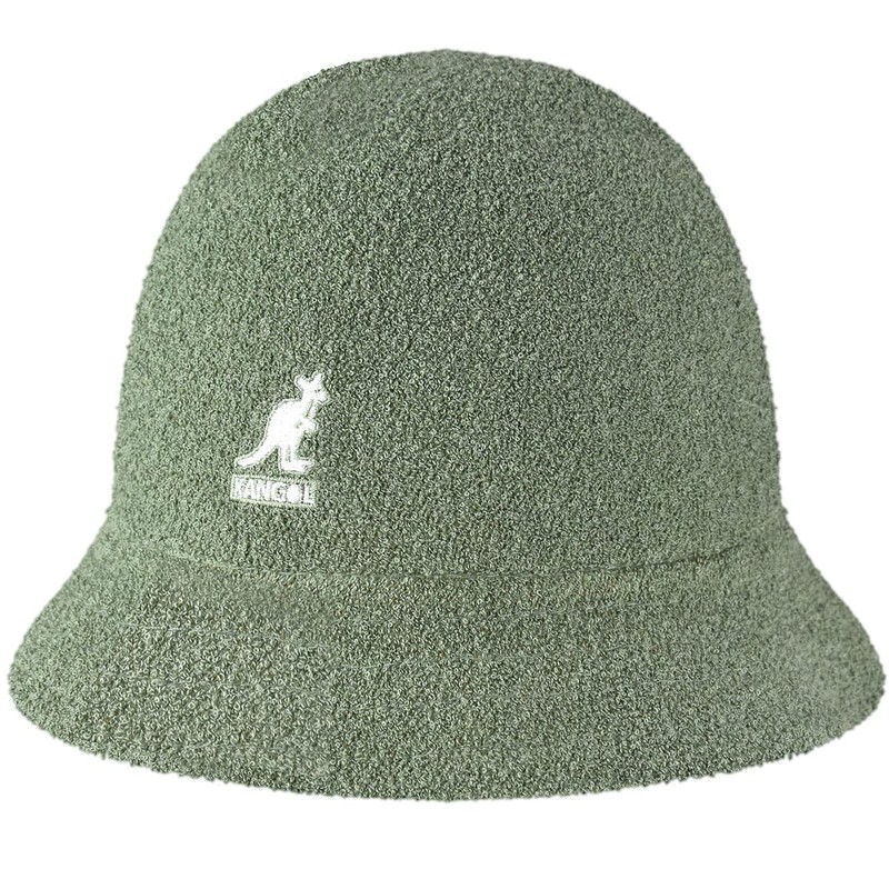 Kangol - Flip It Reversible Fishing Hats, vert-jaune