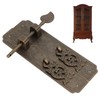 Antique Handles Plum Orchid Bamboo Chrysanthemum Chinese Retro Antique Brass