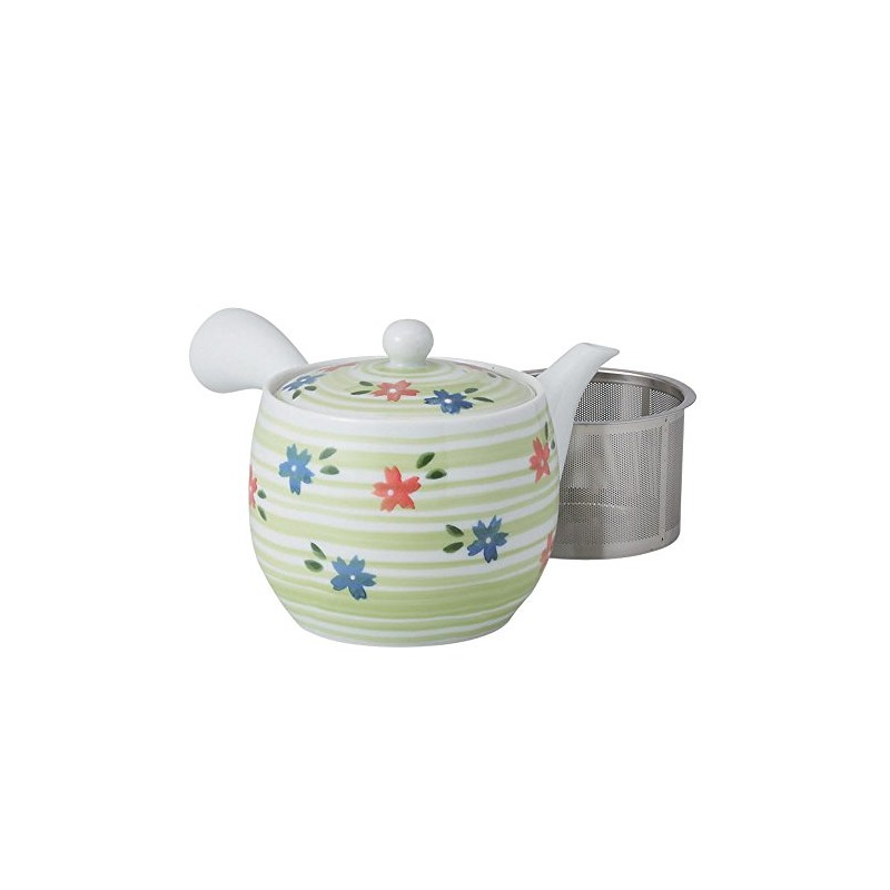 Hasamiyaki 42602 Teapot with Blossom Pattern (Super Stainless Steel Tea