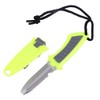 KEEP DIVING Stainless Steel Professional Scuba Fixed Blade Knife Yellow