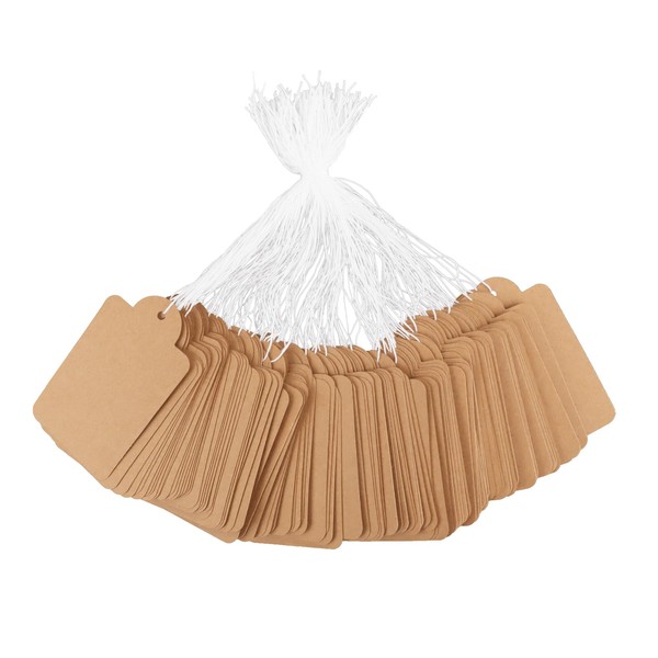 Pack of 200 Cloud Design Leather Paper Price Labels Premium