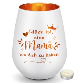 CadeauJoie Gifts for Mum, Mum Gift, Lantern Glass Birthday Gift for Mum, Gifts for Women, Wife, Grandma, Christmas Gift, Mother's Day Gift