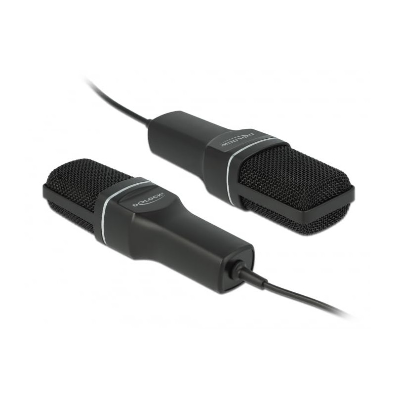 Delock USB Microphone PC Microphone Condenser Microphone Set - for