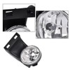 PIT66 Fog Lights w/Bulbs Compatible with DODGE RAM 1500 1994-2001/DODGE