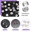 TOAOB 30pcs Earring Backs 925 Silver Butterfly Style Safety Backs