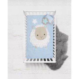 Chiqui Mundo Set Edredón Para Cama Cuna Corral 4 Piezas