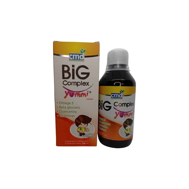 Big Complex Yummi / Omega 3, Beta-glucano Jarabe C/240ml Cmd