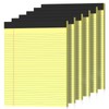 6 Pack Legal Pads 8.5" x 11" College Ruled Yellow