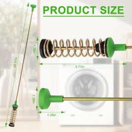 WA44A3205AW WA40A3005AW WA50R5200AW WA45T3200AW WA5N3050AW WA45M3100AW Washer Suspension Rods Compatible with SAM.SUNG Top Load Washing Machine DC97-16350S DC97-16350T DC97-16350U by TOMOON