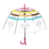 Transparent Umbrella Cartoon Long Handle Umbrella For Children