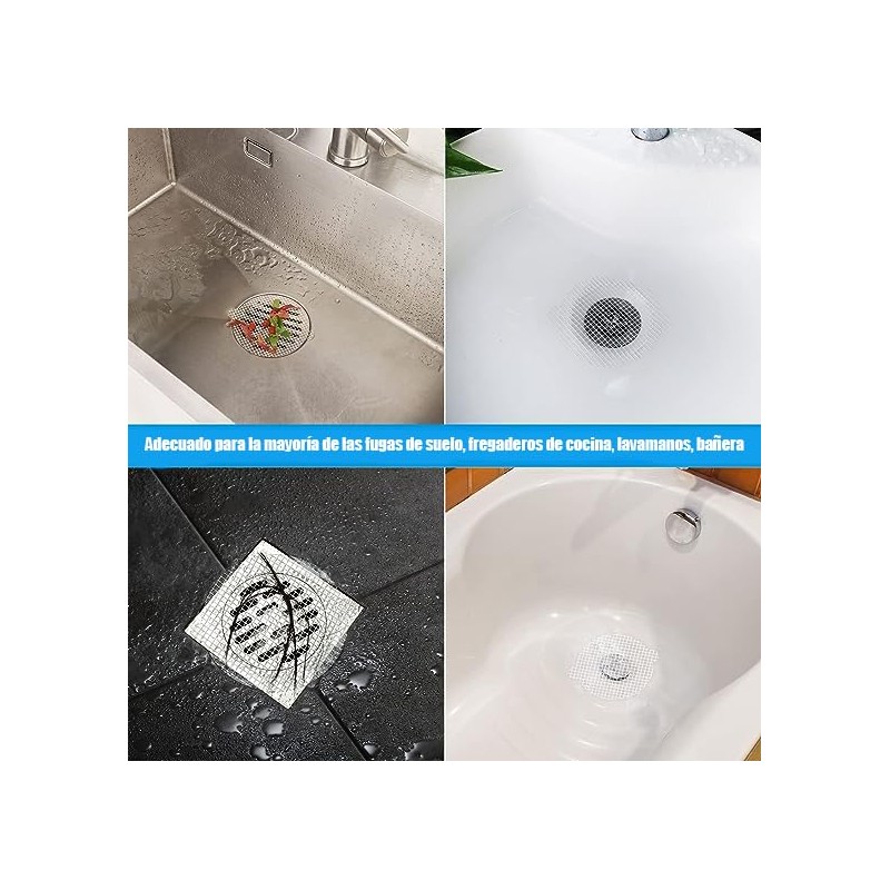 eahsap 25 Unidades de atrapa Cabello desechable para desagüe de