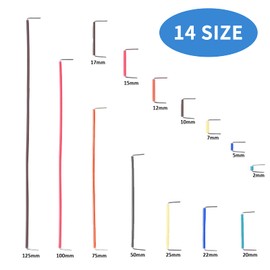 RUIZHI 840 Pieces Pre-Molded Breadboard Jumper Wire Kit 14 Length Various Jumper Wires for Breadboard Prototyping Solder Circuits