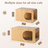 EHEYCIGA Cardboard Cat Scratcher House, 17-Inch Corrugated Cat Scratcher for