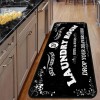REYUN Farmhouse Laundry Room Rug Runner Non Skid Machine Washable