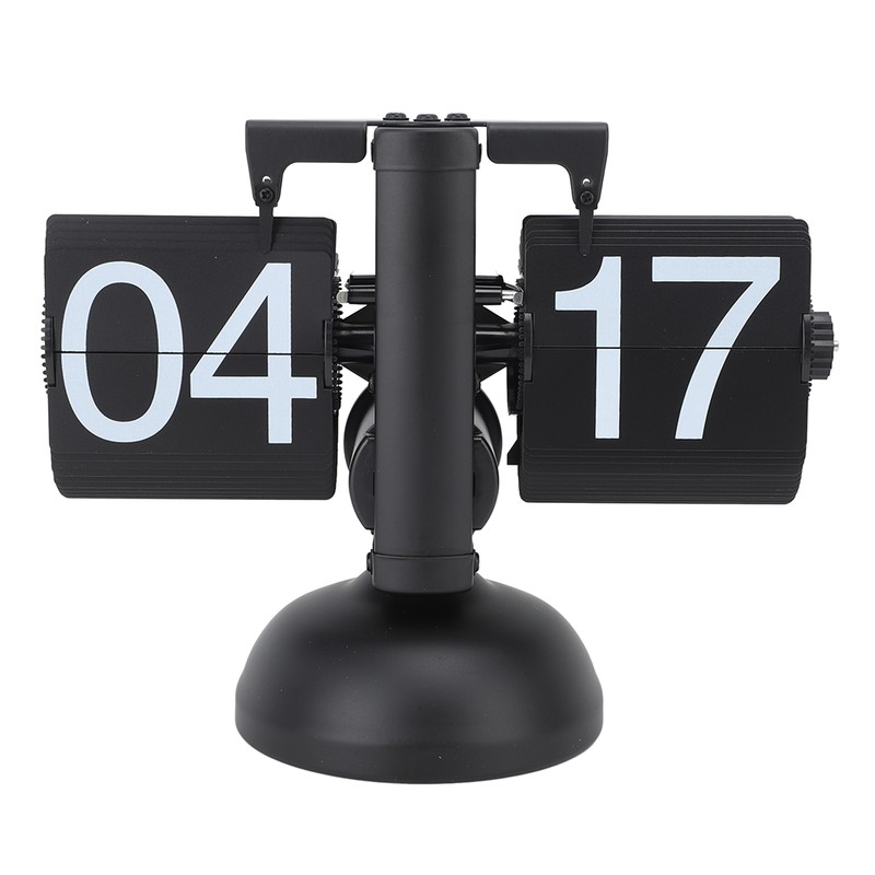Flip Clock Large Number Battery Powered 304 Stainless Steel Tabletop