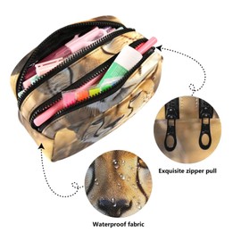 xigua Big Capacity Pencil Case,Pencil Pen Pouch Bag Cosmetic Bag Storage Case Middle School College Office Organizer for Student Teens Girls Adults -Adult Cheetah Animal
