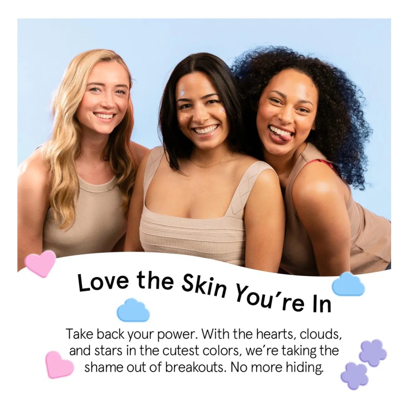 Grace & Stella Parches De Espinillas Para La Cara, Bonitos