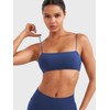 YEOREO Women's Spaghetti Strap Sports Bra Enidy Square Neck Yoga