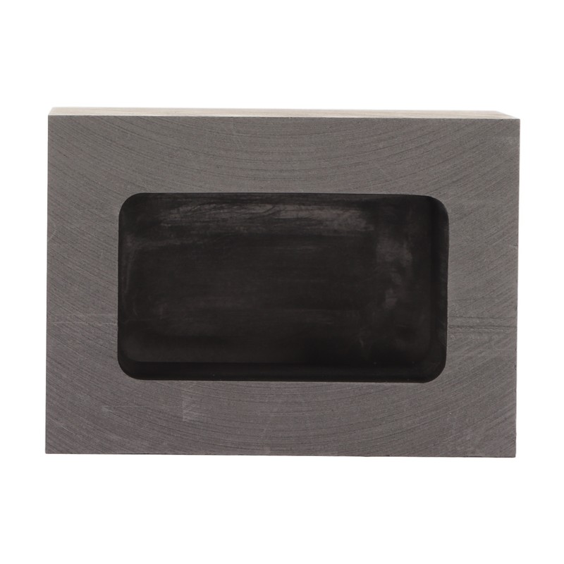 Rectangular Graphite Ingot Mold Jewelry Metal Refining Mould Crucible for