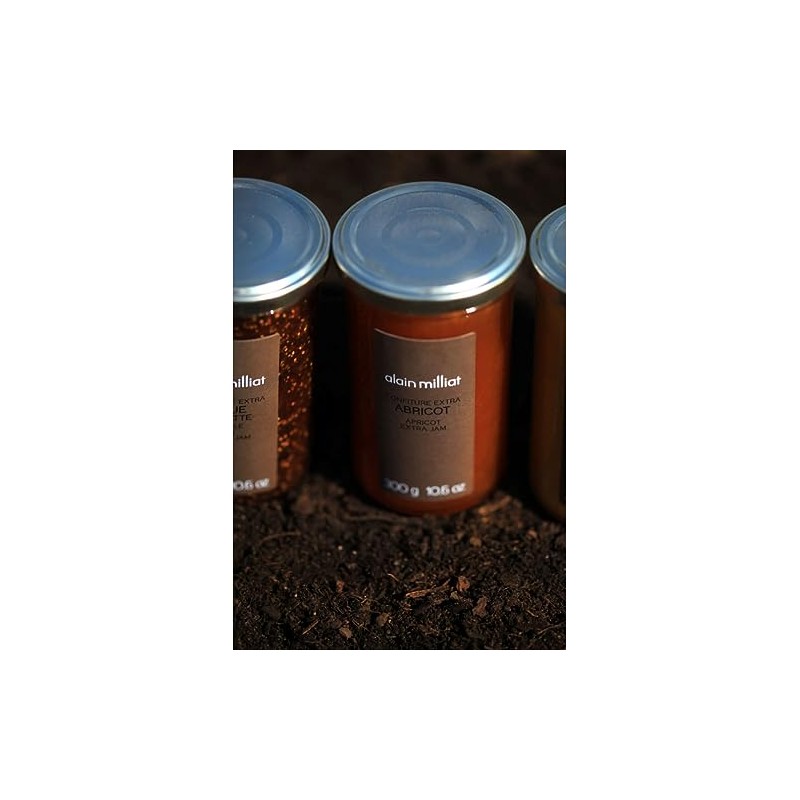 Alain Milliat Apricot Bergeron Jam, 10.6 Oz, (One 300g Glass