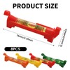 8 Pcs String Line Level Post, 2.95inch Small Bubble Level