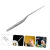 Ipetboom 2pcs Stainless Steel Kitchen Tweezers Precision Cooking Tongs for