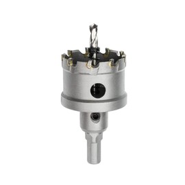 Meccion Hole Saw Carbide Drill, High-Quality TCT Metal Hole Saw Drill Bit for Stainless Steel, Iron, Alloy, Wood, Plastic (45 mm)