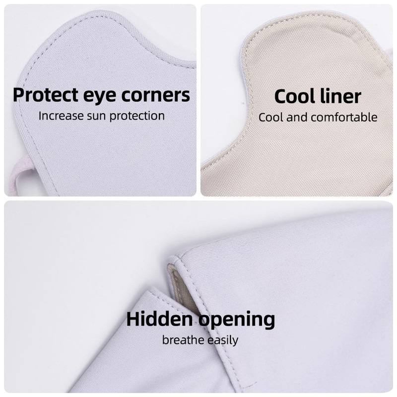 Sun Protection Face Cover UPF 50+ Anti-UV Women Summer Mask