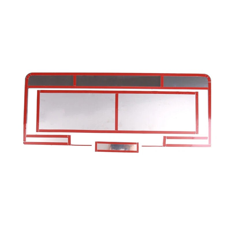 AUG Bright Silver Stainless For Hummer H2 2003-09 Tailgate License