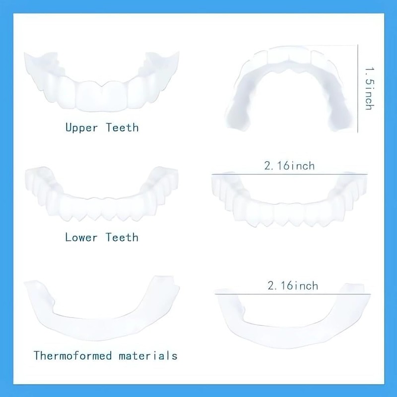 2 Pairs Beginner-Friendly Smile Tuning Kit, Tool-Free Shaping, Reusable Universal
