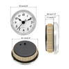 PATIKIL 2.8" 70mm Quartz Clock Insert, Round Quartz Movement Miniature