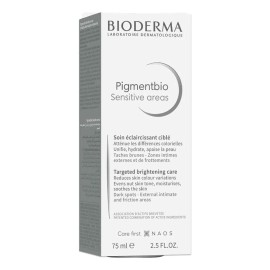 Bioderma Pigmentbio Sensitive Areas Crema Corporal, Ilumina Zonas Delicadas, 75 ml