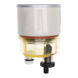 Unbranded R12T Fuel Filter/Water Separator 120AT NPT ZG1/4-19 Automotive Parts w/ Fitting