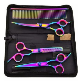 variable Kit De Tijeras Tornasol Para Estilista , Peluquero 4pz