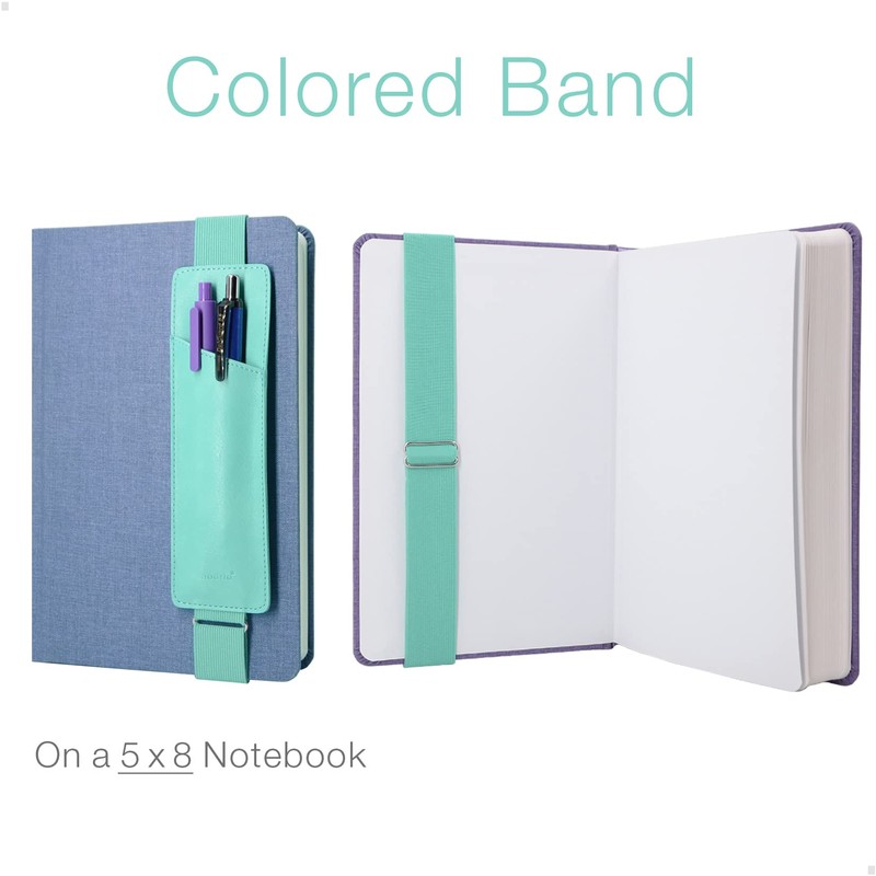 Adjustable Elastic Band Pen Holder, Pencil Holder, Pen Sleeve Pouch
