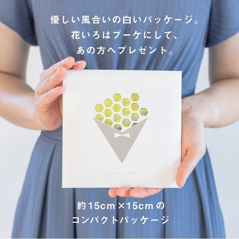 Imabari Towel Handkerchief Flower Iroha Flower Set of 2 B