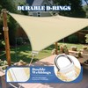 ECOOPTS 12'x16' HDPE Sun Shade Sail Rectangle Canopy Shades for