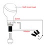 Bashineng Skull Shift Knob Transmissions Gear Shifter Stick Handle Shifting