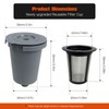 Latest Reusable Filter Cup, Compatible with Cuisinart DGB-2 Home Compatible