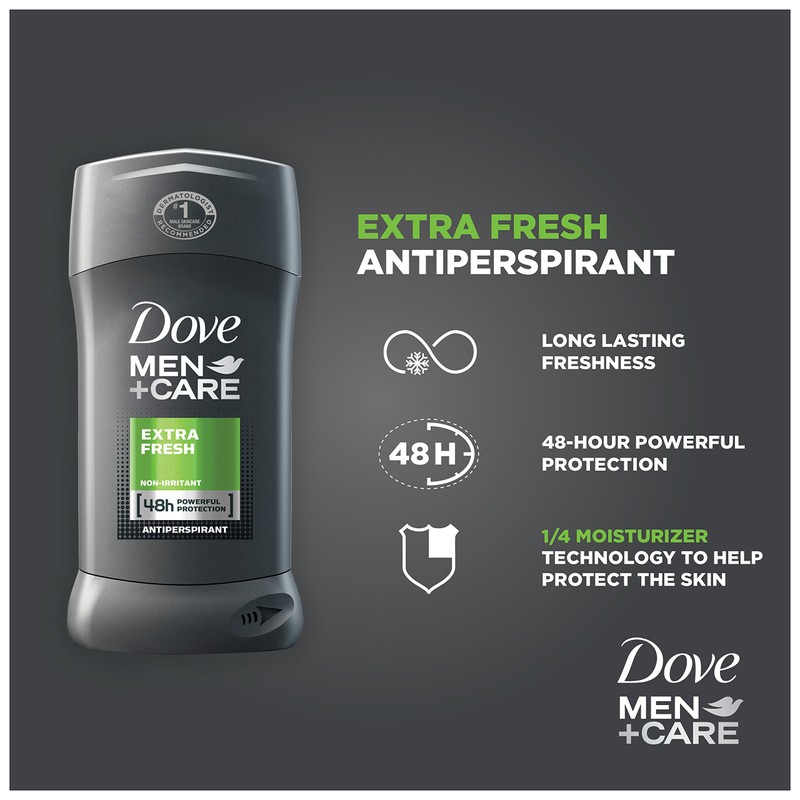 Dove Men+Care Men+Care Antiperspirant Deodorant Stick Extra Fresh 2.7 oz